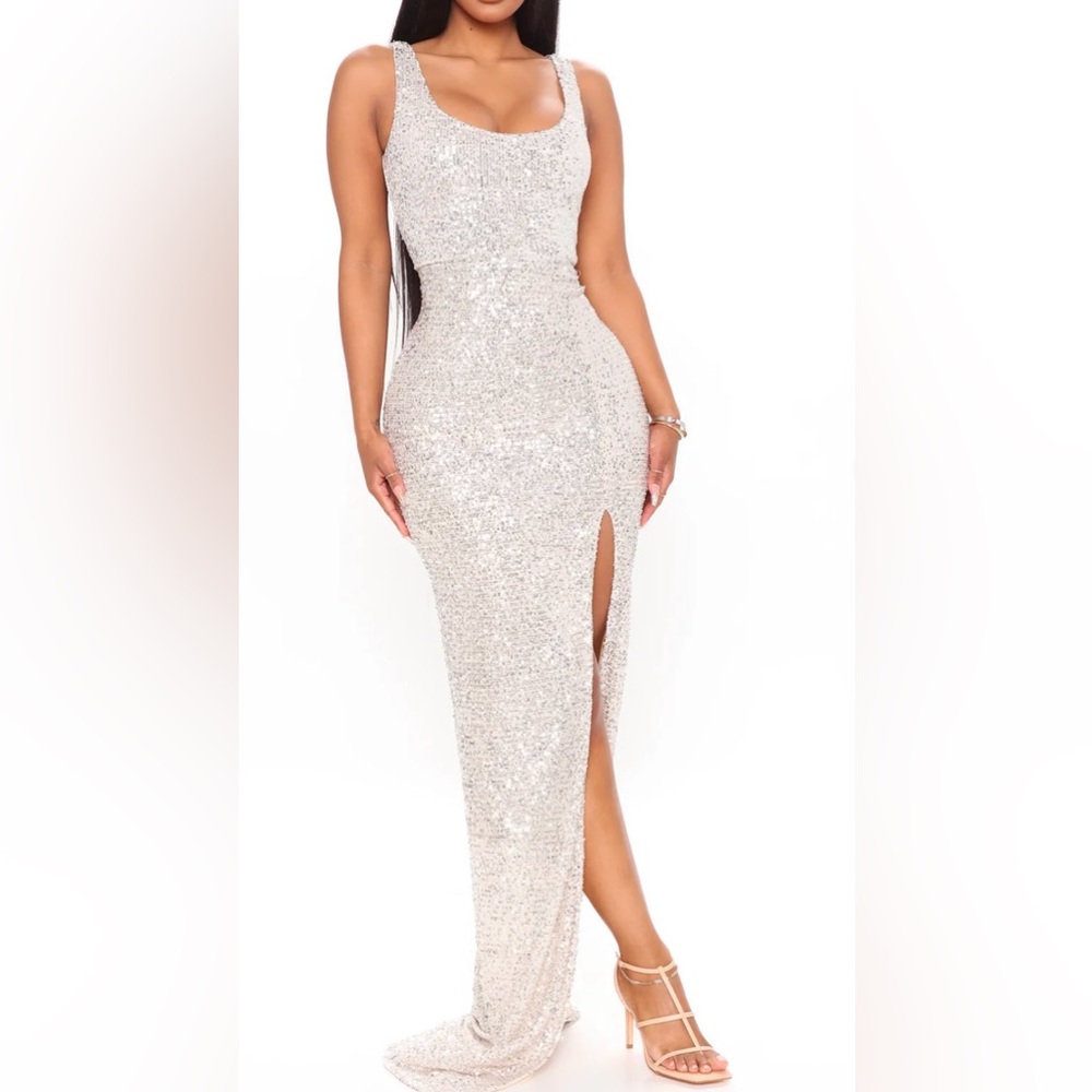Gold Sequin Dress
